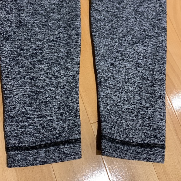 Lululemon Wunder Under Heathered Black & Grey Low-Rise leggings - size 4 - Picture 15 of 16